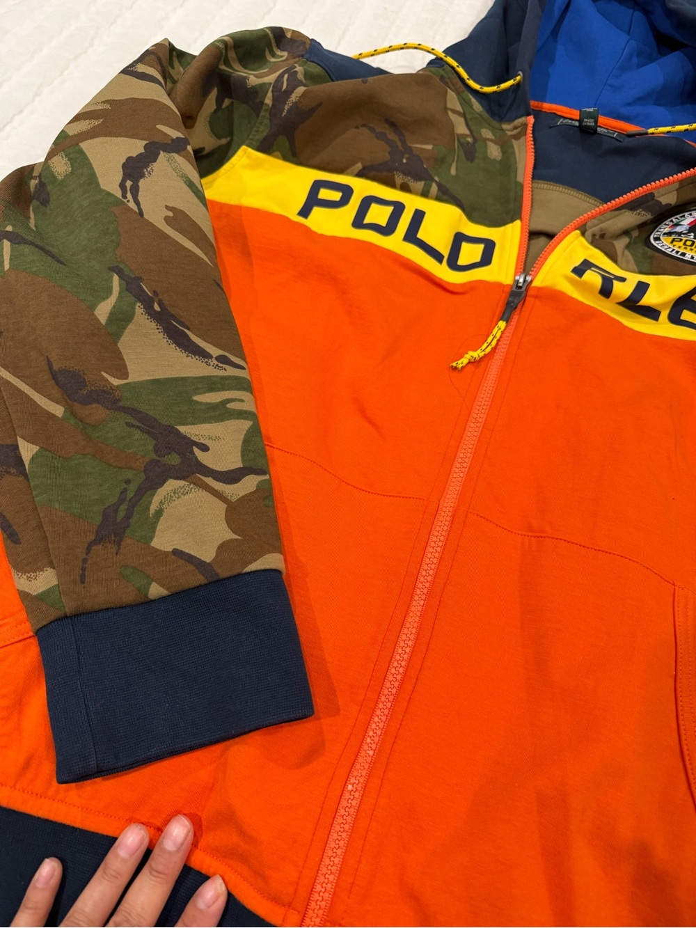 RL67 Ralph Lauren POLO COUNTRY Terrain HOODIE Mens XXL TTG Jacket CAMO Zipper EX - Picture 4 of 11